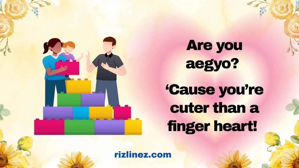 Aegyo Cuteness Rizz Lines
