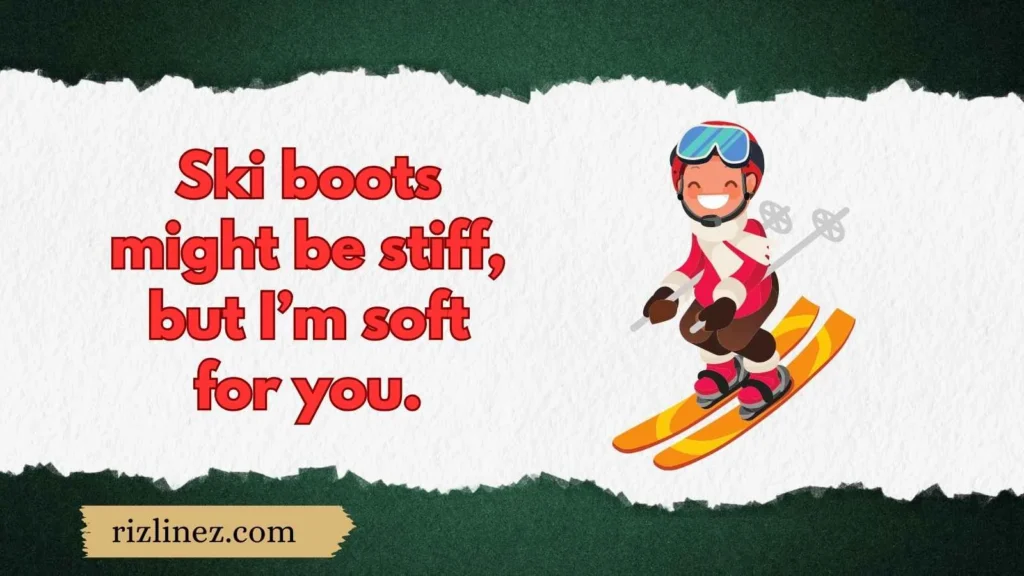 Cute Skiing Rizz Lines