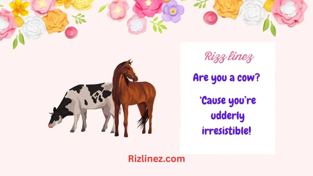 Farmyard Flirt Rizz Lines