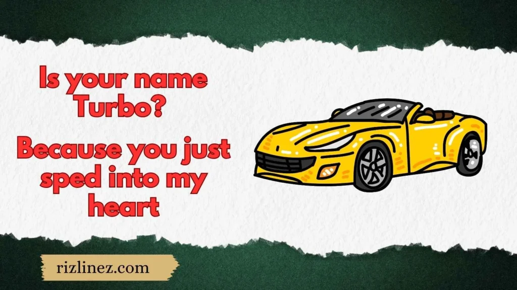 Funny Car Rizz Lines