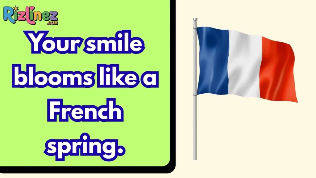 Poetic French Rizz Lines