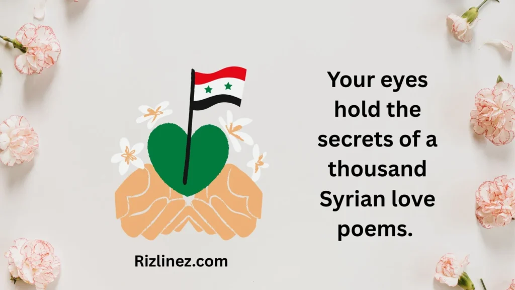 Syrian Rizz Lines for Romantic