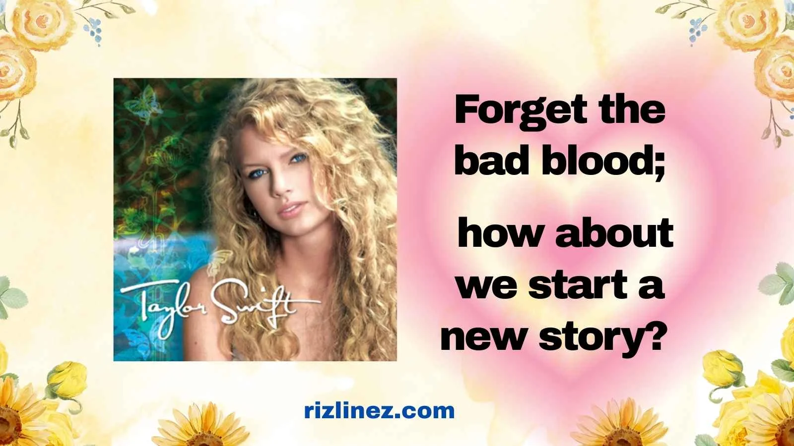 Taylor Swift Rizz Lines