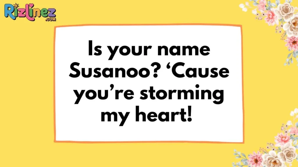 Best Japanese Mythology Rizz Lines