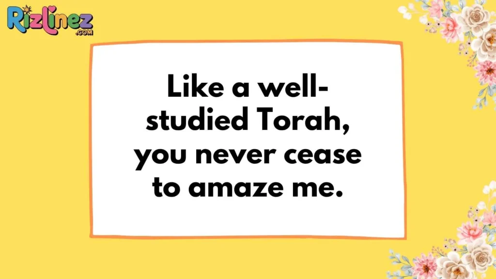 Intellectual Jewish Rizz Lines