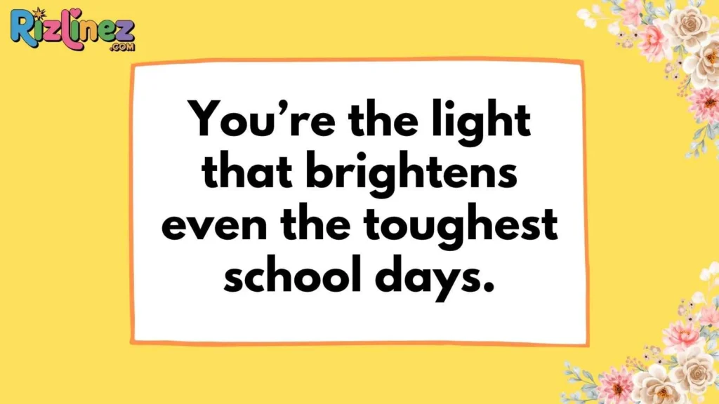 Motivational Teacher Rizz Lines