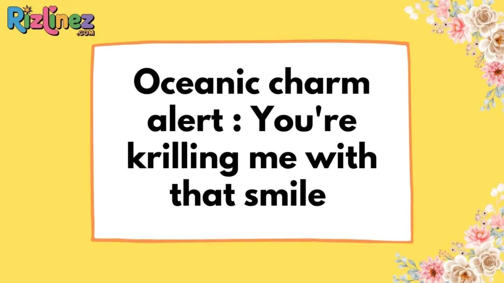 Ocean Pick Up Lines Reddit