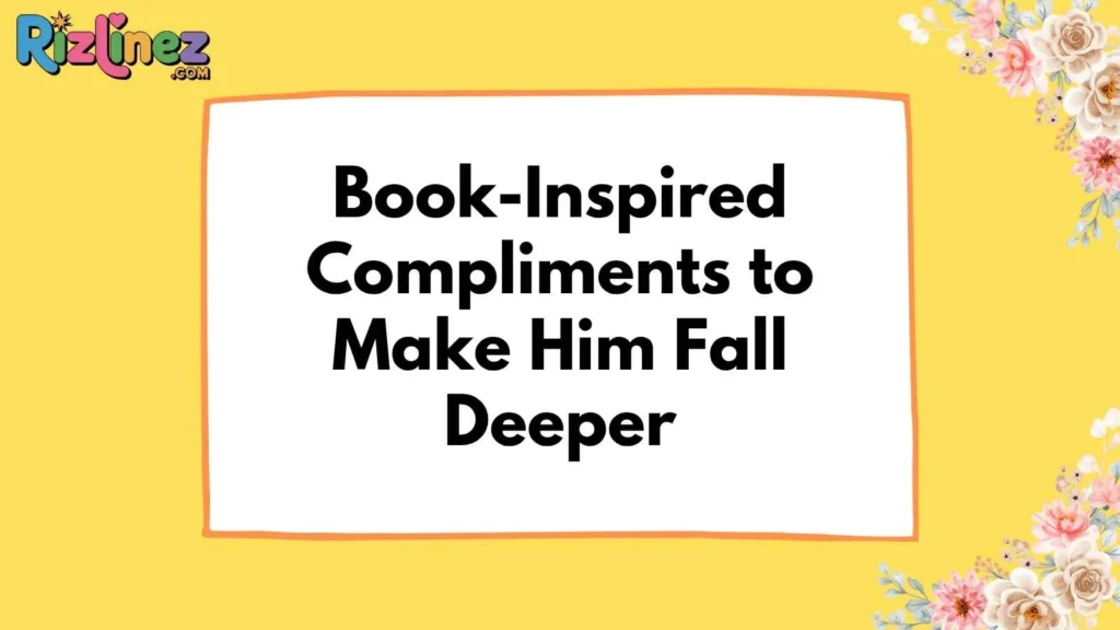 Book Rizz Lines for Him