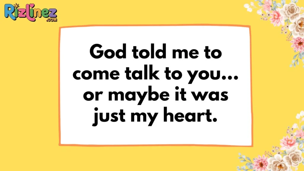 Clean Christian Pick-Up Lines