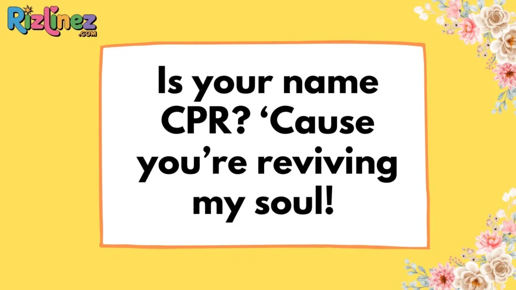 First Aid Rizz Lines