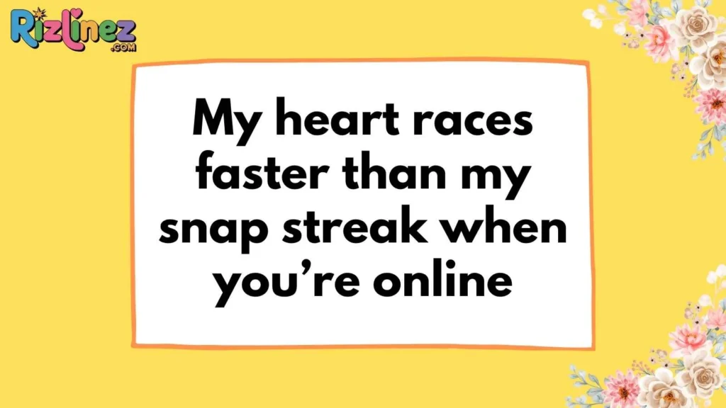 Flirty Snapchat Rizz Lines