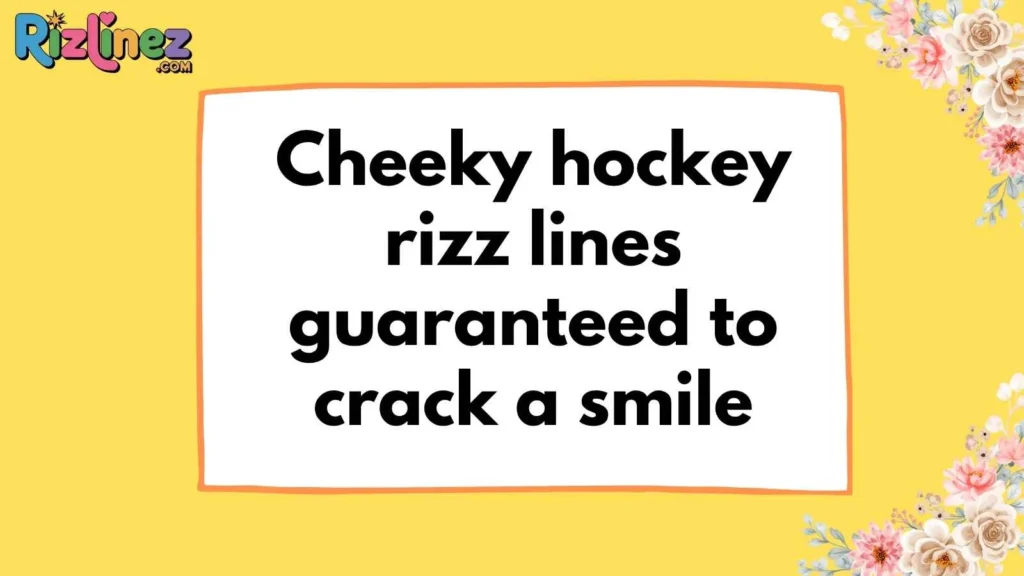 Hockey Rizz Lines Funny