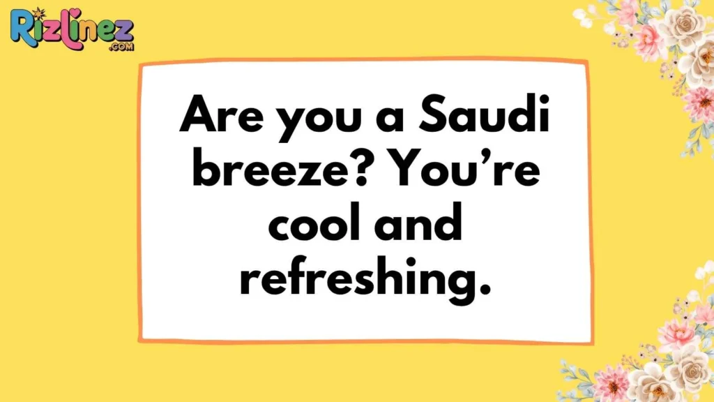 Smooth Saudi Rizz Lines