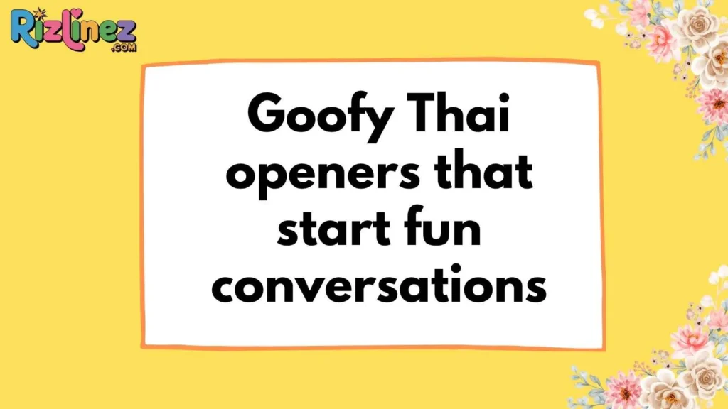 Thai Rizz Lines Funny