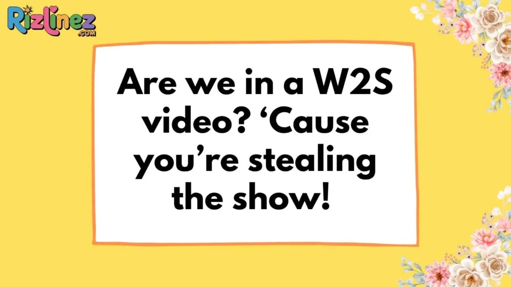 W2S-Inspired Rizz Lines