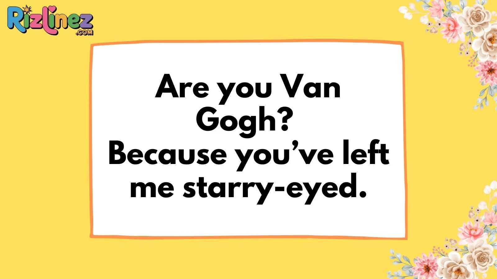 Art Pick Up Lines