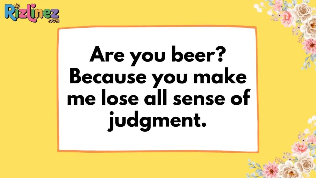 Bar and Party Inappropriate Pick Up Lines