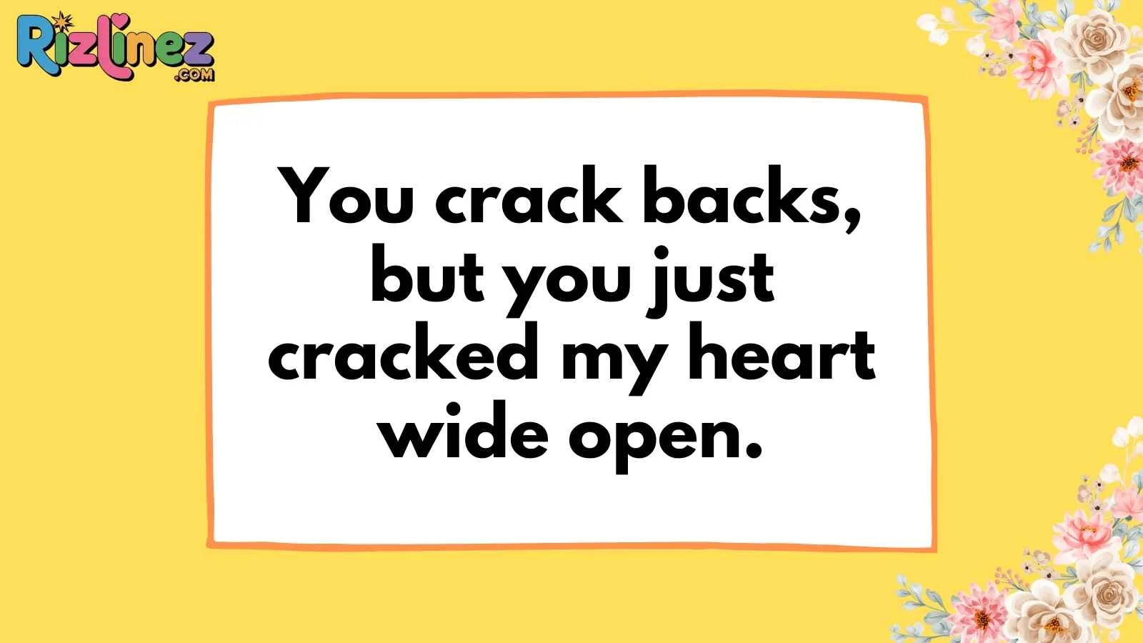 Chiropractor Rizz Lines