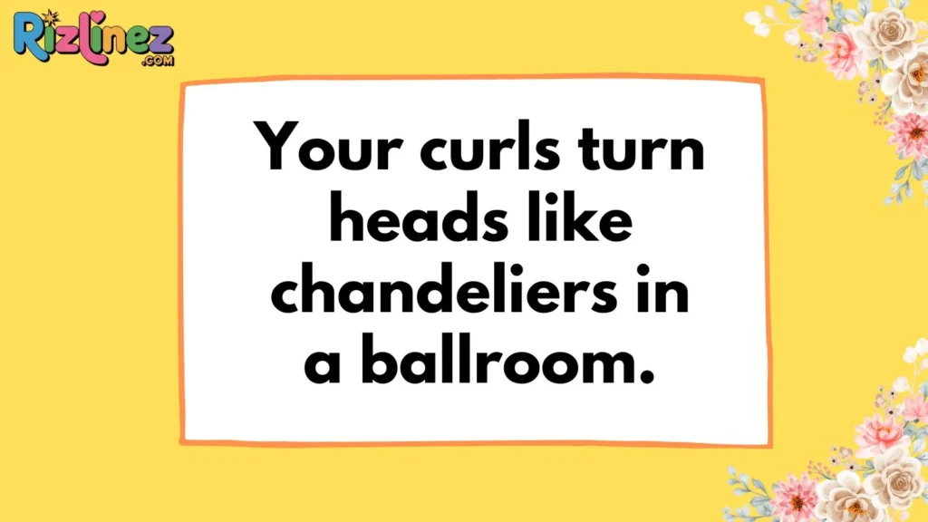 Classy Curly Hair Rizz Lines