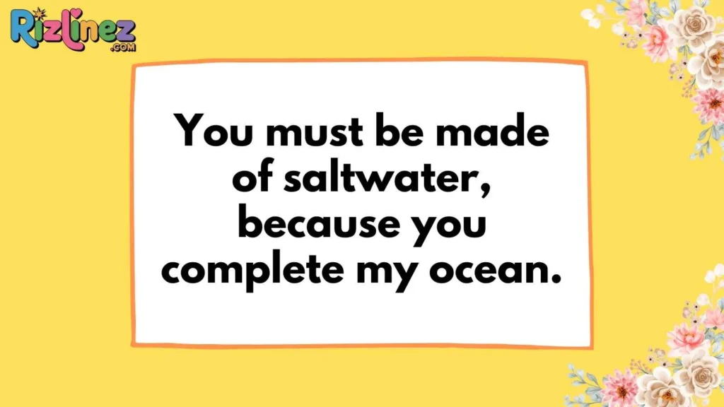 Clever Jellyfish Pick Up Lines