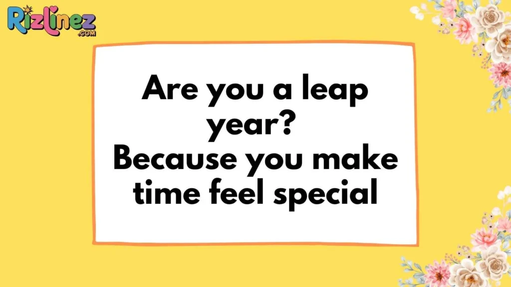 Clever New Year’s Pick Up Lines