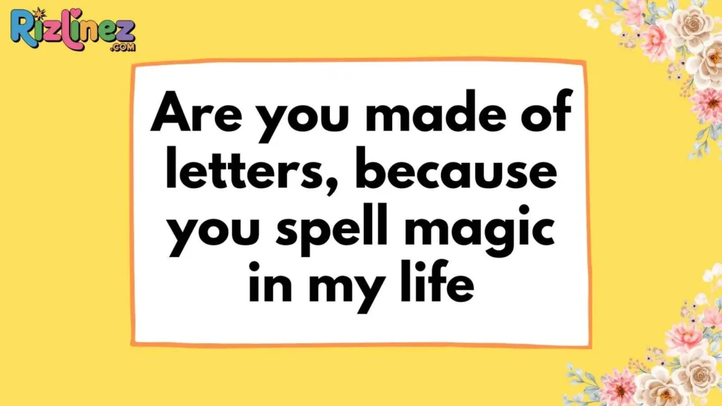 Clever Wordplay Puzzle Rizz Lines