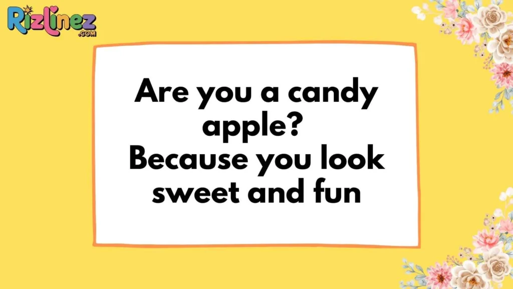 Cute Apple Pick Up Lines