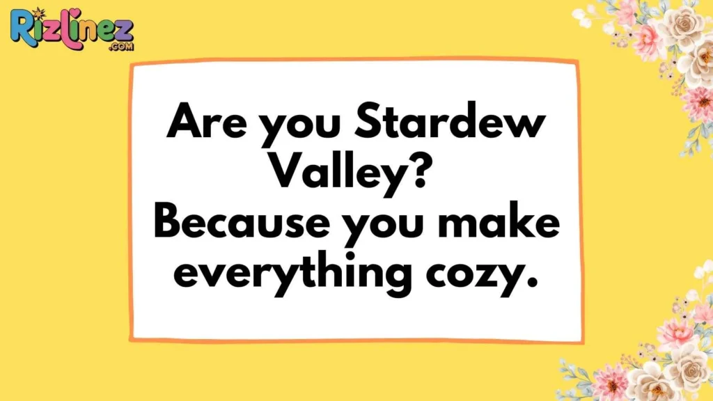 Cute Gaming Pick Up Lines