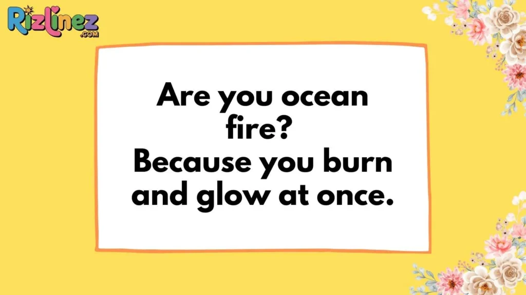 Flirty Jellyfish Pick Up Lines
