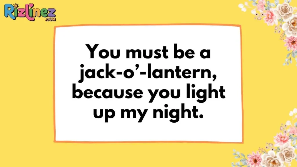 Funny Halloween Pick Up Lines