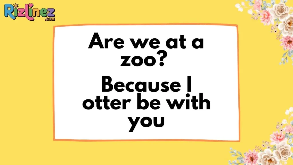 Funny Otter Pick Up Lines