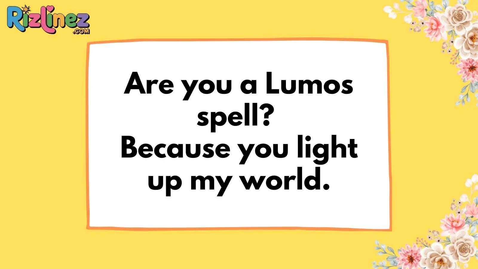 Harry Potter Pick Up Lines