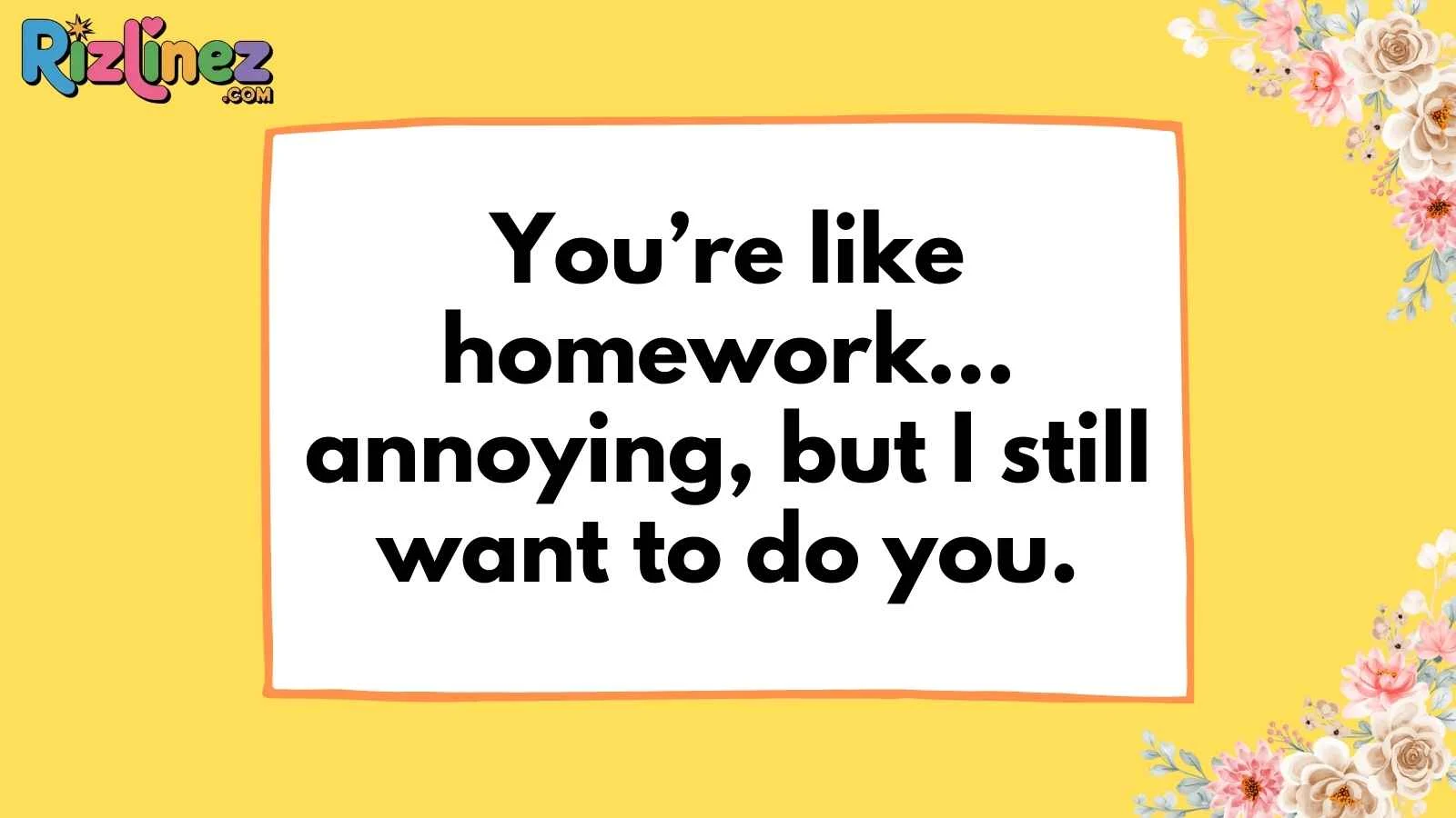 Inappropriate Pick Up Lines