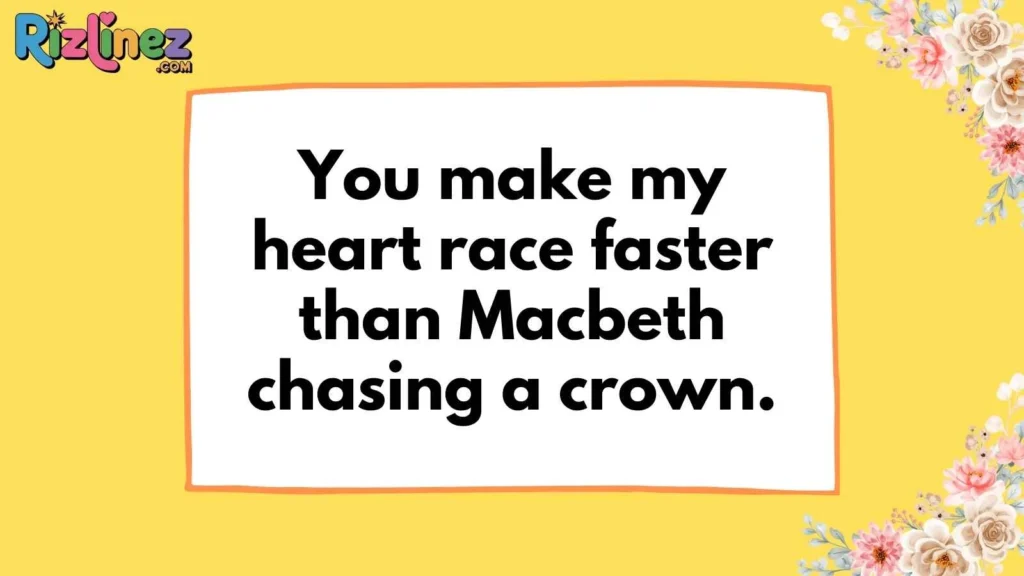 Literature Rizz Lines Inspired by Shakespeare