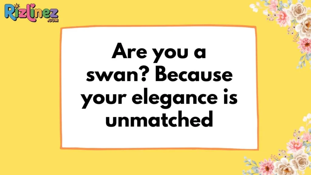 Classic Swan Pickup Lines