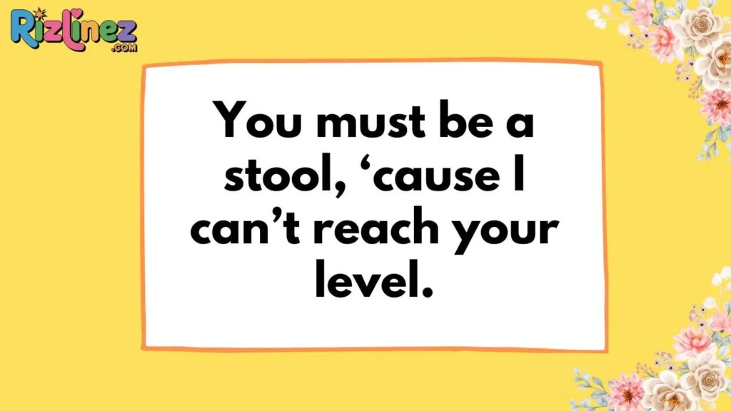 Funny Chair Pickup Lines