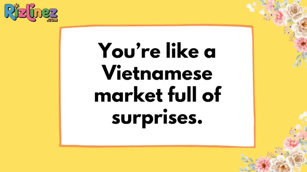 Funny Vietnamese Pickup Lines