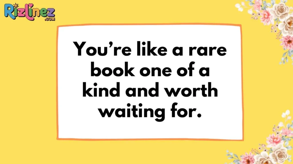 Classic Library Pickup Lines