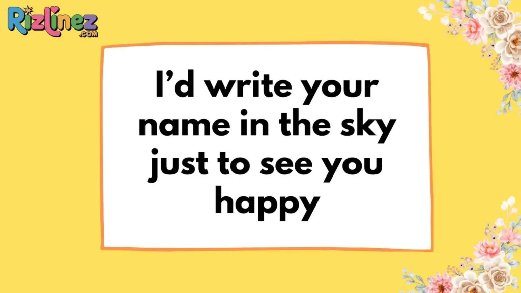 Cute & Flirty Appreciate Lines