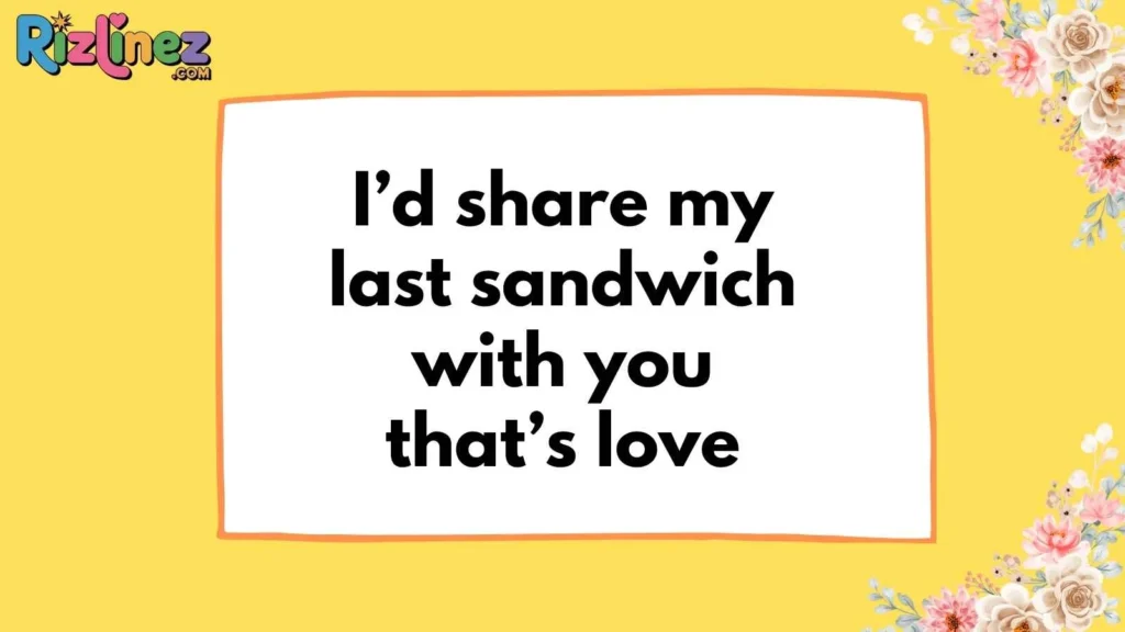 Foodie Mayo Pickup Lines