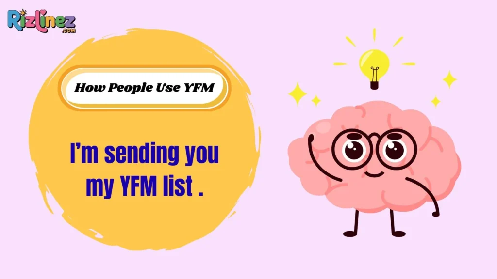 How People Use YFM
