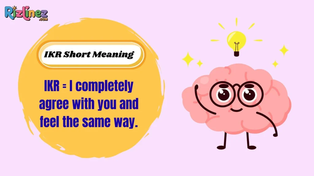 IKR Short Meaning